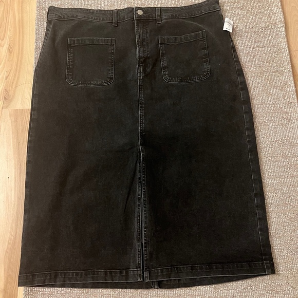 GAP plus size long jean skirt - Picture 1 of 3